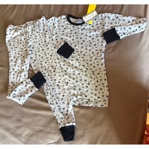 NWT B. Steps Skull pajamas size 6